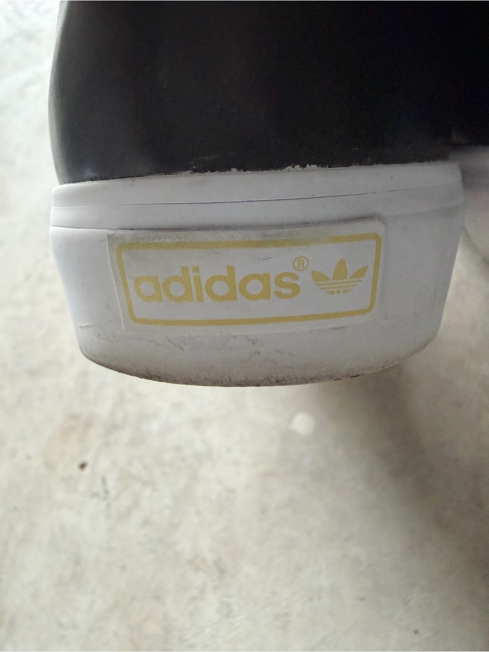 adidas snoop Black leather and Light Blue Low-Top Sneakers - Picture 6 of 10
